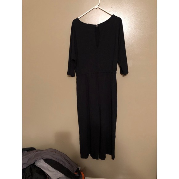 ASOS Black Cropped Romper Size 10 - Picture 3 of 3